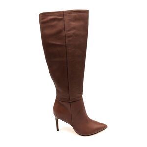 Nine West Richy Medium Brown Leather  Boots sz 8